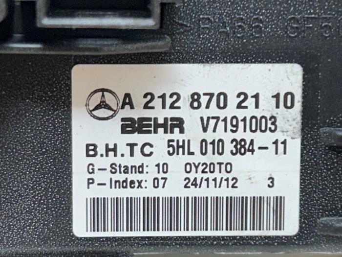 Kachel Weerstand Mercedes E-Klasse