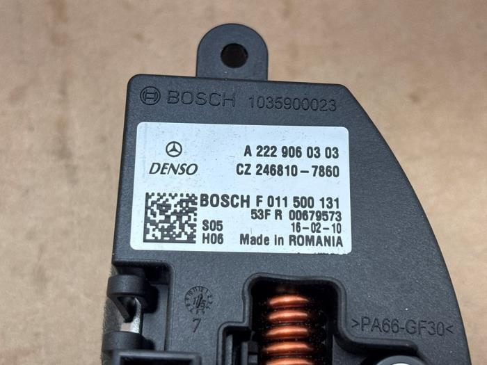 Opornik nagrzewnicy Mercedes B-Klasse