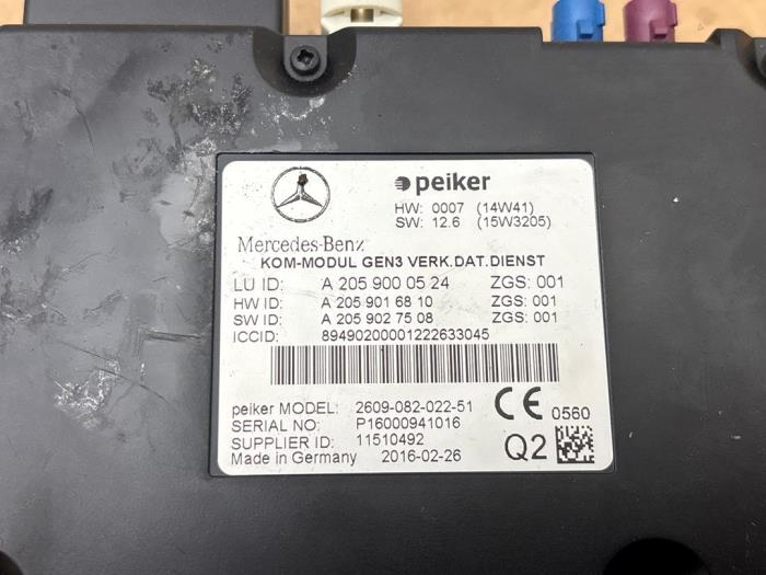 Communicatie module Mercedes C-Klasse