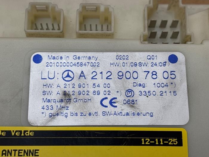 Entrada sin llave-Antenne Mercedes E-Klasse