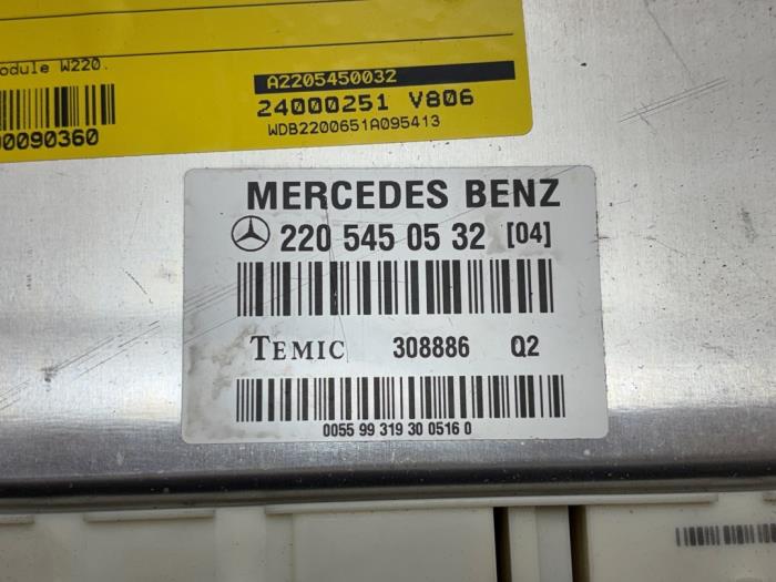 Module suspension à air Mercedes S-Klasse
