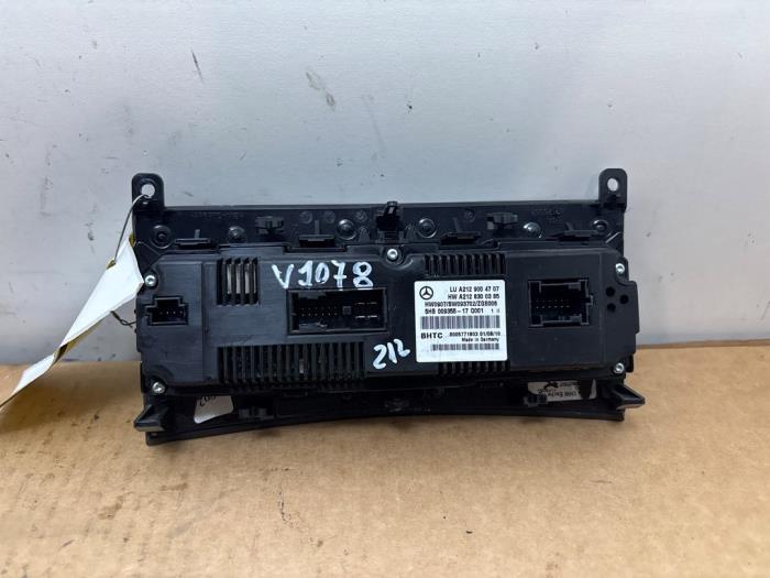 Panneau de commandes chauffage Mercedes E-Klasse