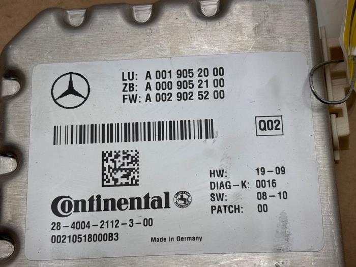 Module caméra Mercedes S-Klasse