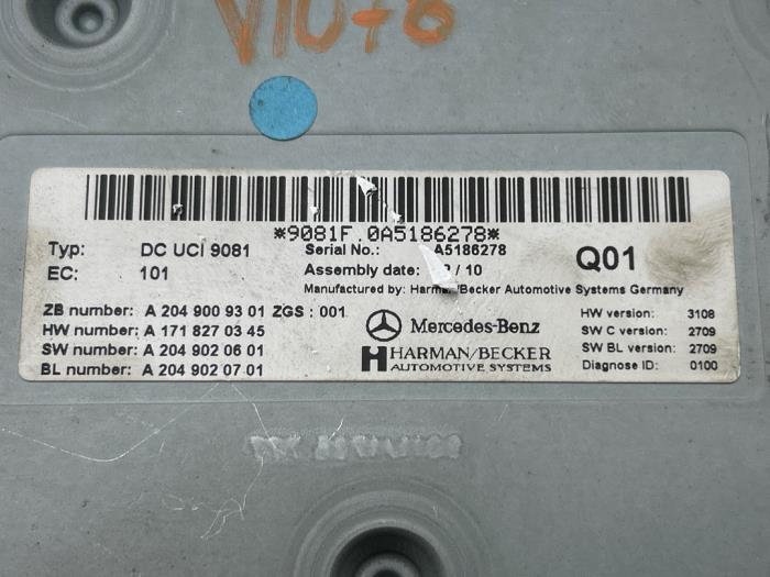 Unité de contrôle Multimedia Mercedes S-Klasse