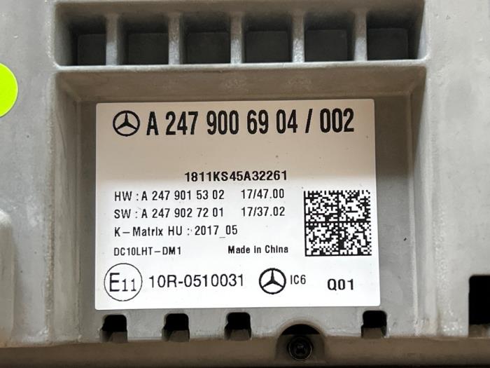 Wyswietlacz nawigacji Mercedes A-Klasse