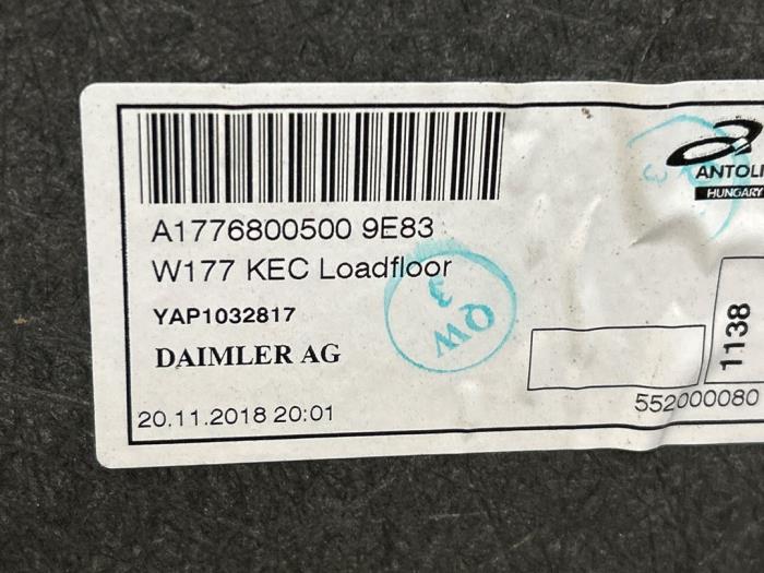 Boot mat Mercedes A-Klasse