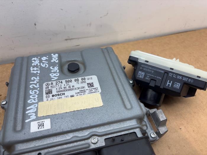 Ignition lock + computer Mercedes C-Klasse