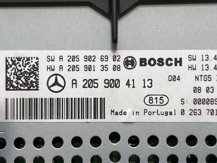 Wyswietlacz nawigacji Mercedes C-Klasse