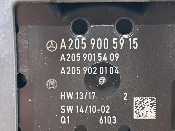 Commande ordinateur de bord Mercedes C-Klasse