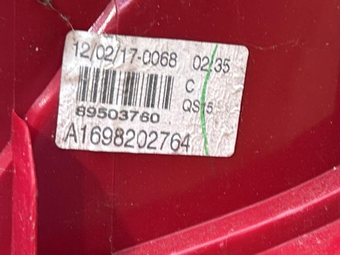 Taillight, left Mercedes A-Klasse