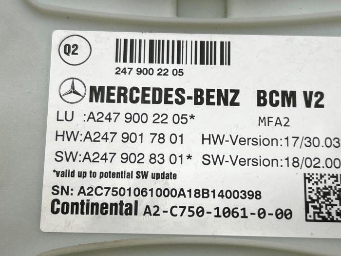 Module confort Mercedes A-Klasse