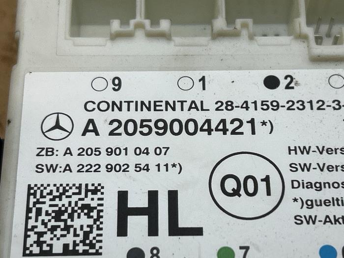 Module verrouillage central des portes Mercedes C-Klasse