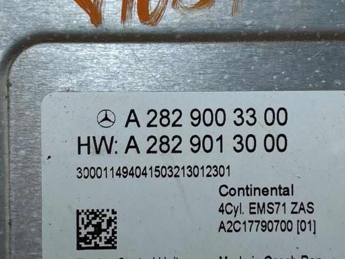 Cerradura de contacto y ordenador Mercedes A-Klasse