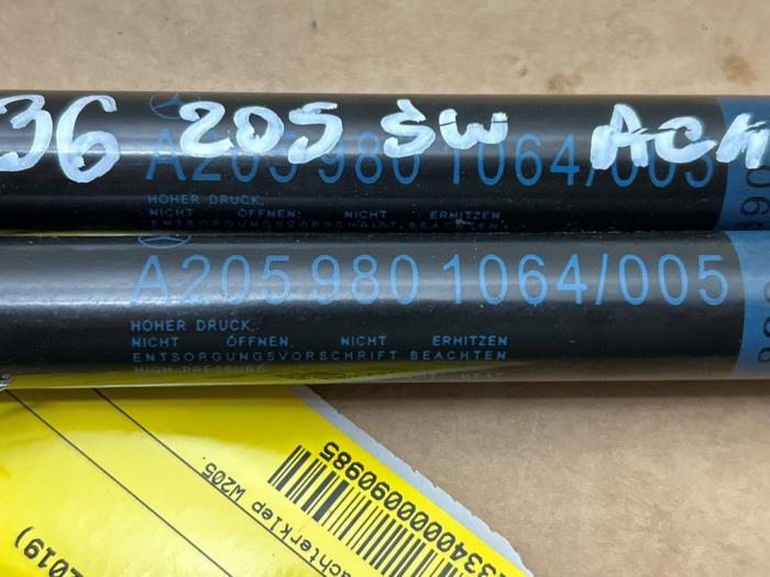 Juego de amortiguadores de gas del portón trasero Mercedes C-Klasse