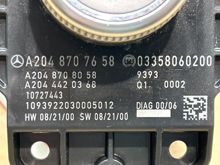 Bedienung BordSteuergerät Mercedes GLK-Klasse