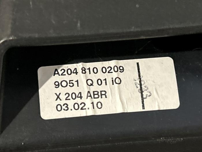 Rolgordijn achter Mercedes GLK-Klasse