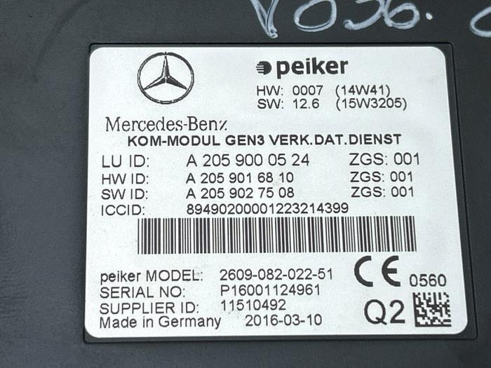 Modul komunikacyjny Mercedes C-Klasse
