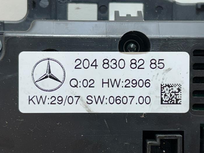 Panneau de commandes chauffage Mercedes C-Klasse