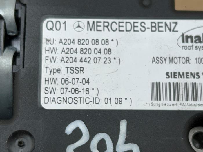 Sunroof motor Mercedes C-Klasse