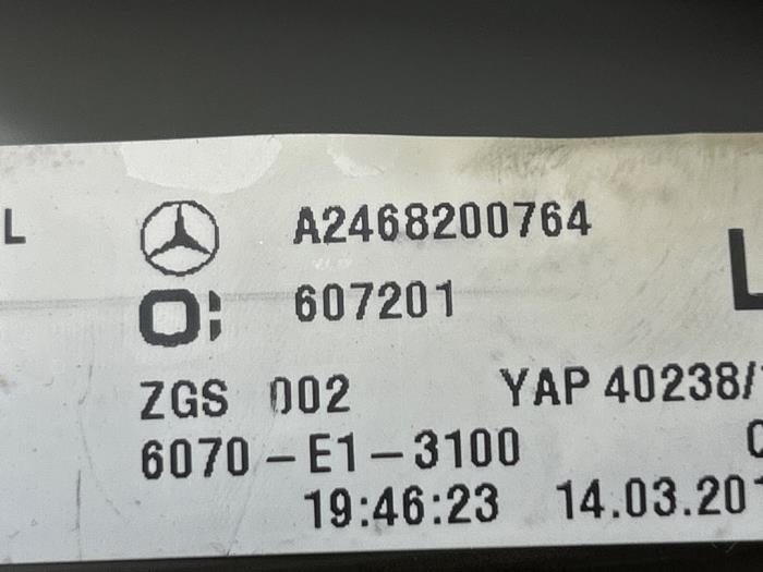 Taillight, left Mercedes B-Klasse