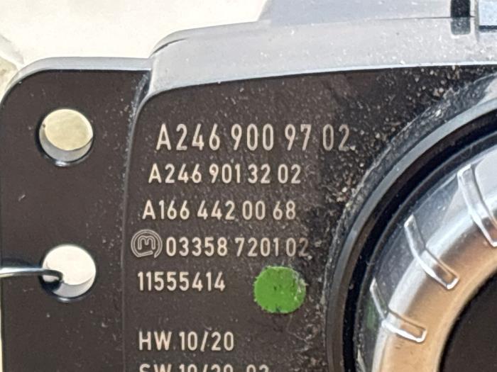 Bediening boordcomputer Mercedes B-Klasse