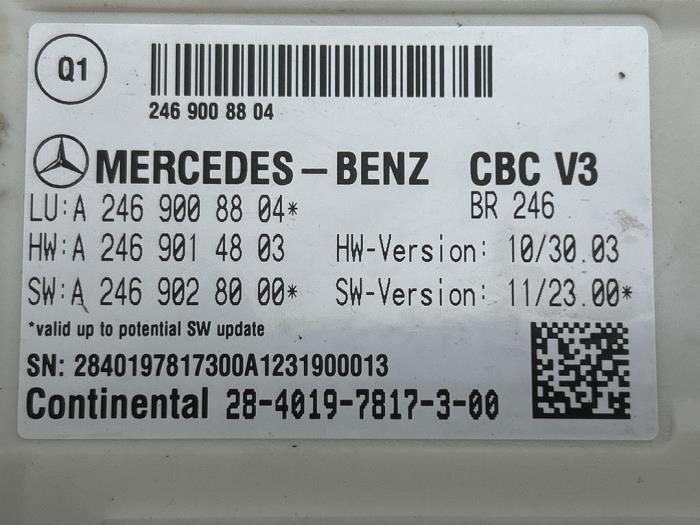 Comfort Module Mercedes B-Klasse