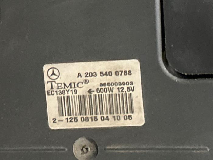 Engine cooling fan Mercedes C-Klasse