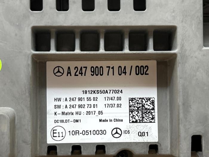 Navigation display Mercedes A-Klasse