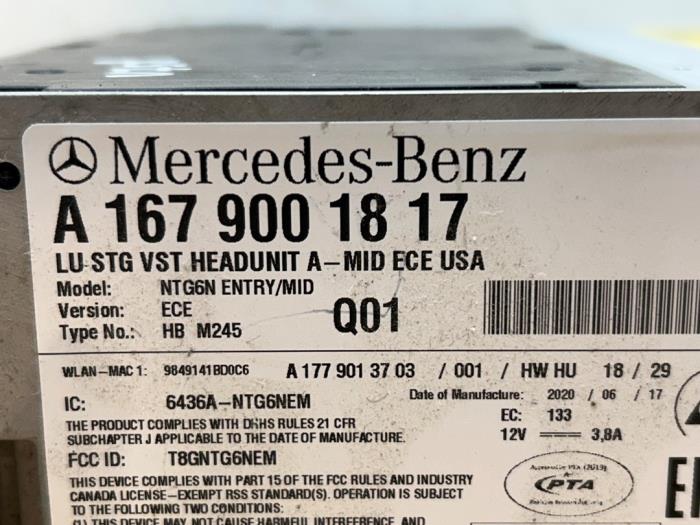 Radio Mercedes A-Klasse