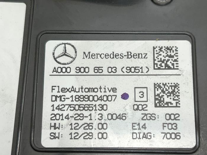 Interior lighting, front Mercedes A-Klasse