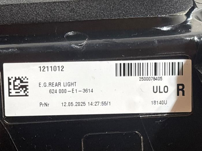 Taillight, right Mercedes C-Klasse