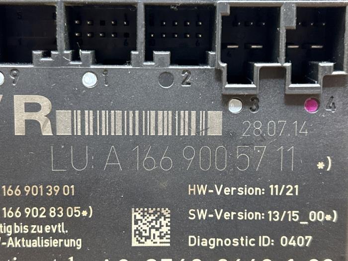 Module verrouillage central des portes Mercedes A-Klasse