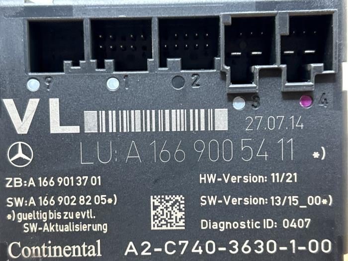 Module verrouillage central des portes Mercedes A-Klasse