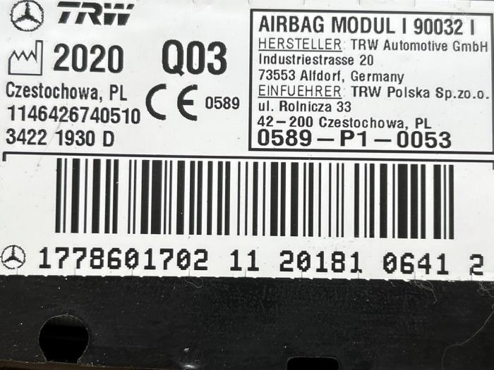 Side Airbag Mercedes A-Klasse