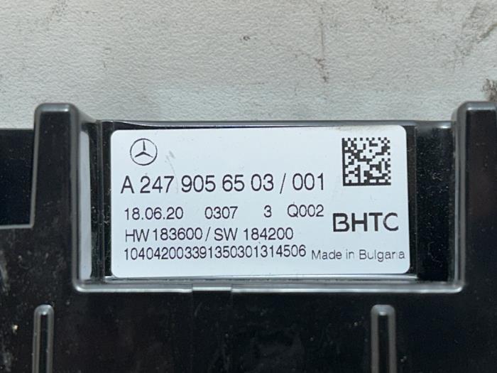 Klimabedienteil Mercedes A-Klasse