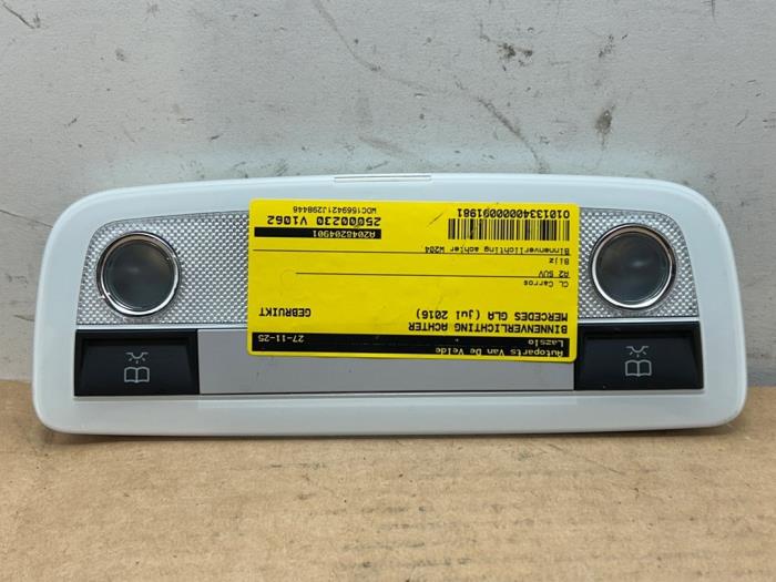 Eclairage intérieur arrière Mercedes GLA