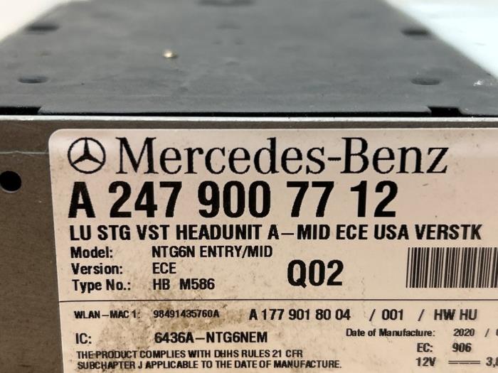 Radio Mercedes CLA