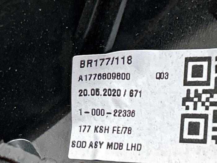 Dashboard decoration strip Mercedes CLA