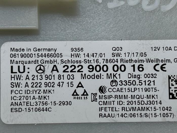 Module keyless vehicle Mercedes C-Klasse