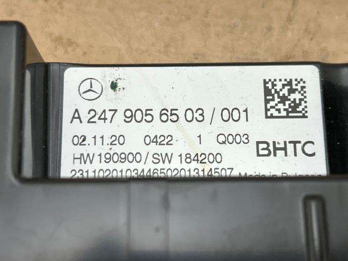 Airco bedieningspaneel Mercedes A-Klasse