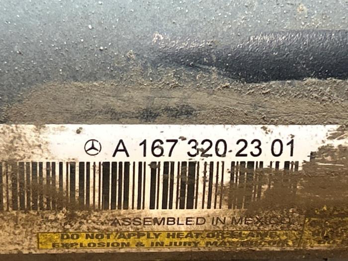 Rear shock absorber, left Mercedes GLE