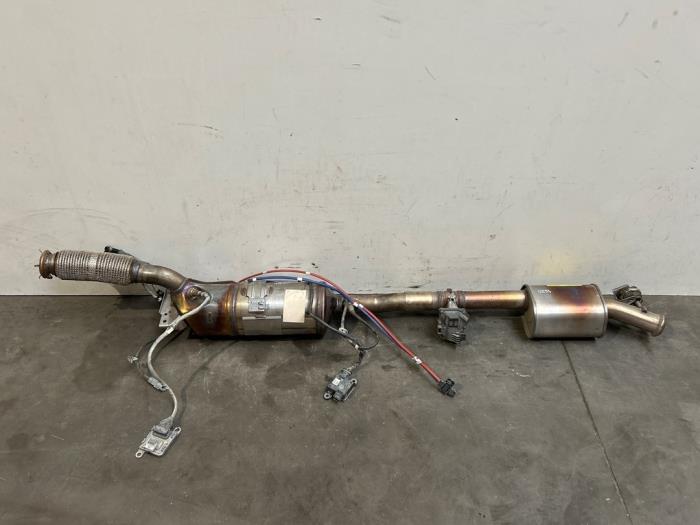 Echappement silencieux central Mercedes Citan