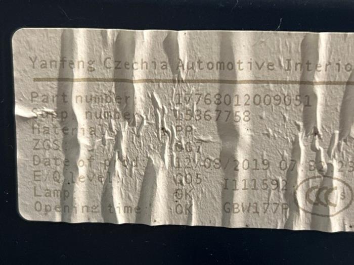 Handschuhfach Mercedes A-Klasse