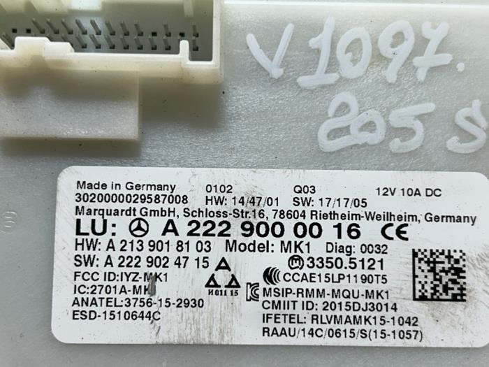 Modul keyless vehicle Mercedes C-Klasse