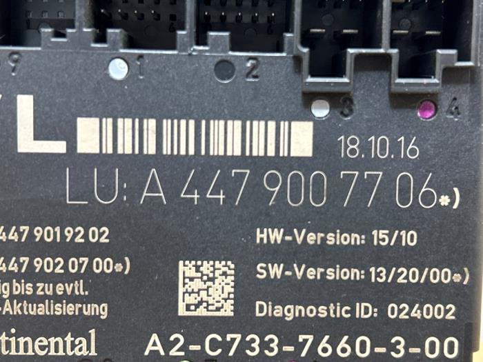 Central door locking module Mercedes Vito