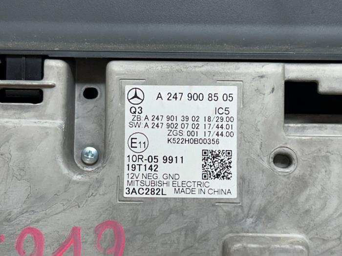 Wyswietlacz nawigacji Mercedes A-Klasse