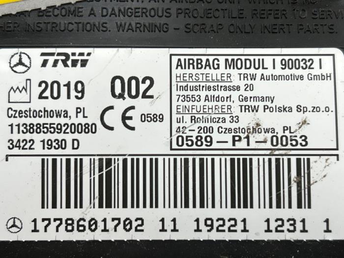 Side Airbag Mercedes A-Klasse