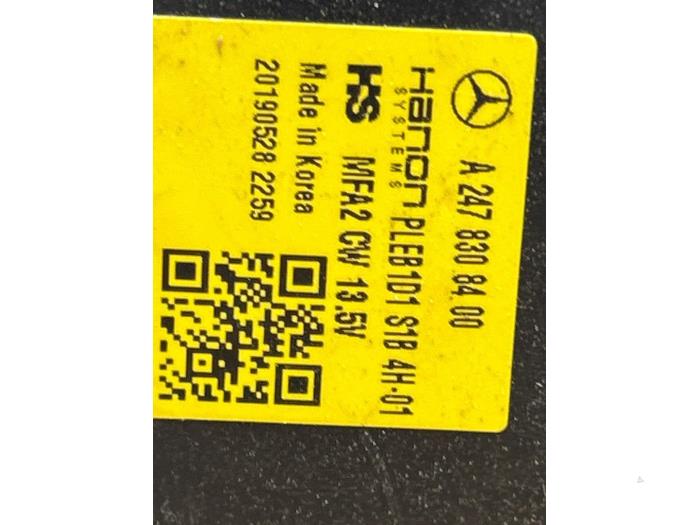 Kachel Ventilatiemotor Mercedes A-Klasse