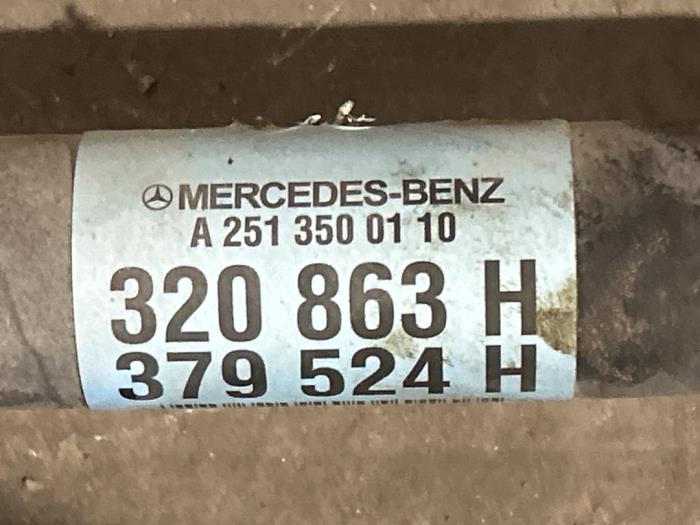 Eje de transmisión izquierda detrás Mercedes R-Klasse