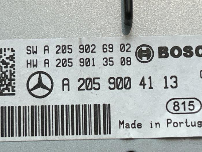 Navigation display Mercedes C-Klasse